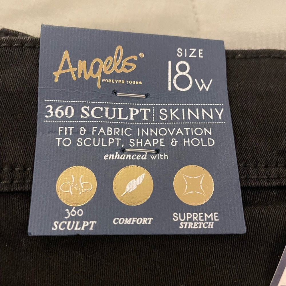 Angels Black Skinny Jeans